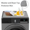 Silikonowa Mata do Pralki z Podniesionymi Krawędziami Wodoodporna Mata na Górę Pralki i Suszarki Antypoślizgowa Redukująca Wibracje Mata Ochronna na Podłogę