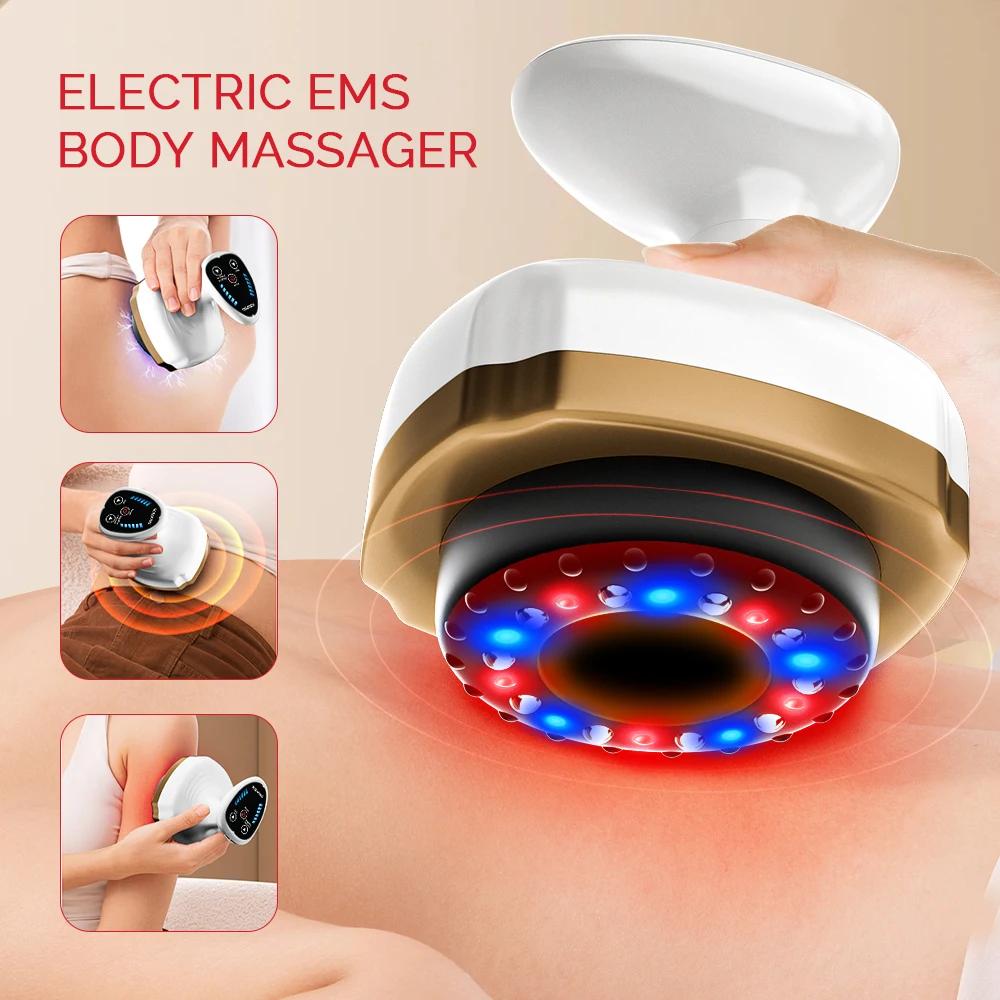 Vacuum Cupping Massage Device 6 Gear Electric Heating Scraping Suction Cups Chinese Anti-cellulite Vacuum Cupping Massage