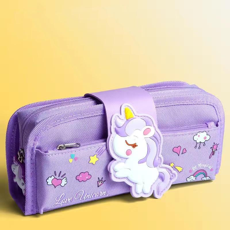 Estuche para lápices desmontable, bonito estuche para útiles escolares, estuche para lápices de gran capacidad, estuche para lápices de dibujos animados, estuche para lápices para niños, regalos para estudiantes