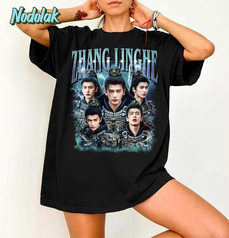 Zhang Linghe Unisex T-shirt, C-Drama Fan Merch, Idol Inspired Tee S