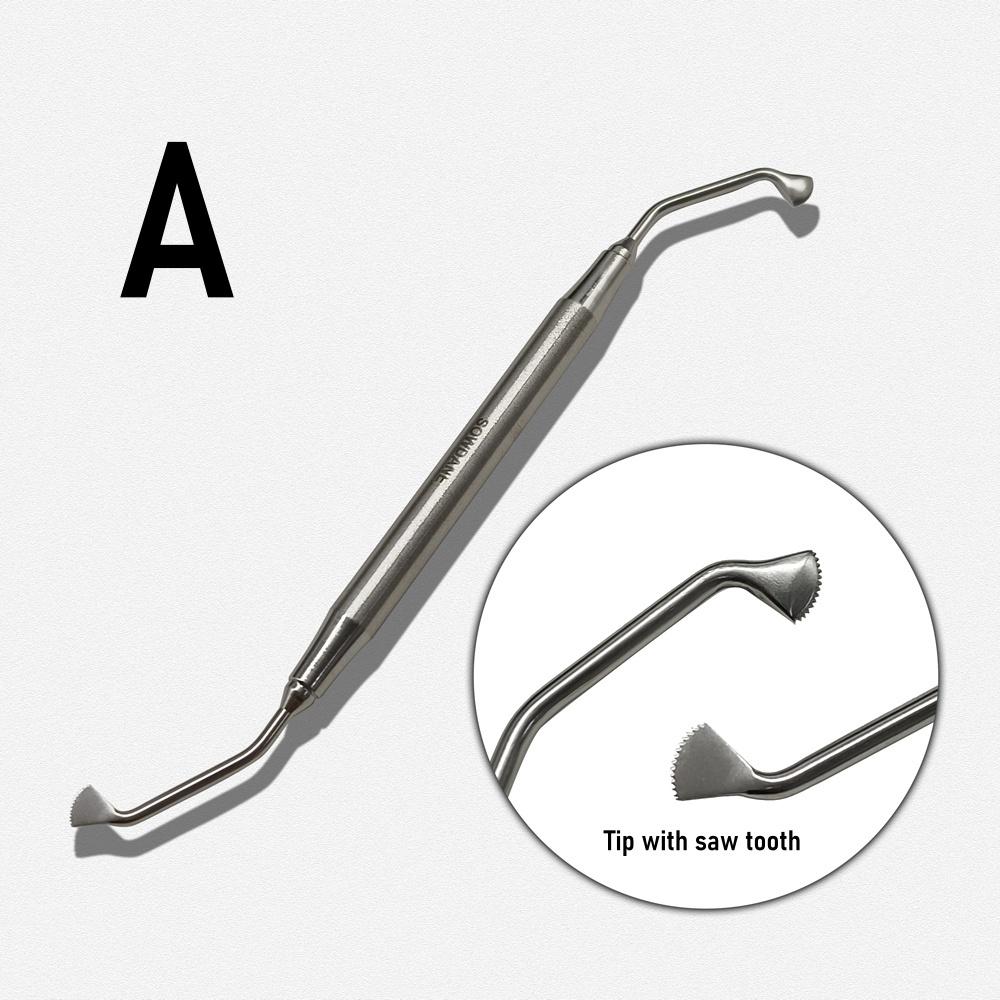 

1 шт. или 3 шт. стоматологический надкостничный элеватор для отражающего ретрактора имплантата хирургический инструмент зубчатый наконечник кожного лоскута редукционный инструмент 1 piece A