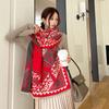 65 * 190cm Herbst Und Winter Neu Damen Einfarbig Vielseitig Schlicht Quaste Imitation Kaschmir Doppelseitiger Schal Warmer Schal Atmosphäre Schal