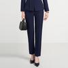 Trojman Women's Blue Vest Suit 3-Piece Workwear Set