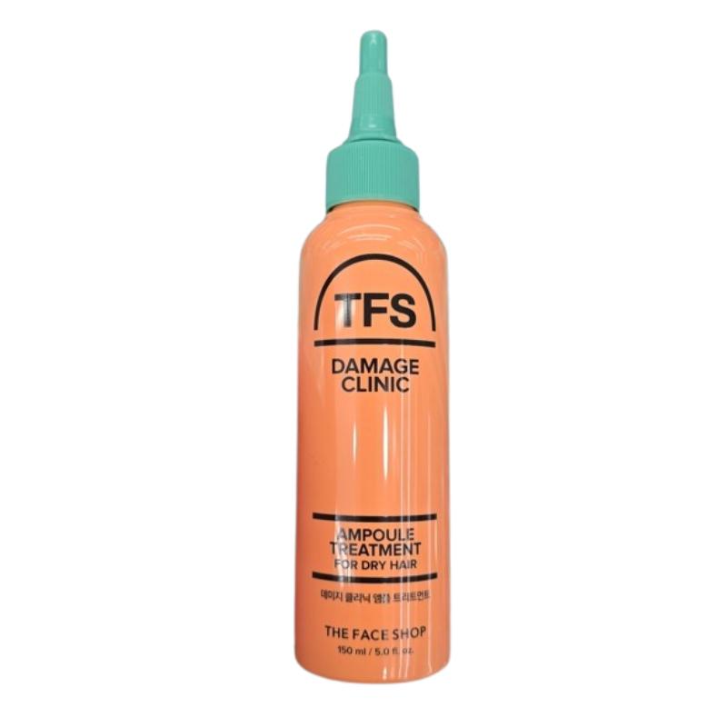 The Face Shop Damage Clinic Ampoule Treatment 150ml – Intensive Hair Repair,Dual Ampoule-to-Cream Formula for Dry & Damaged Hair 150ml