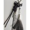 Mukyung Korean Traditional Knot Black Needle Quartz Norigae Keyring