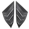 For 2018- Honda Accord JDM Carbon Fiber Color Rear Side Vent Quarter Window Louver Shutter Cover Parts