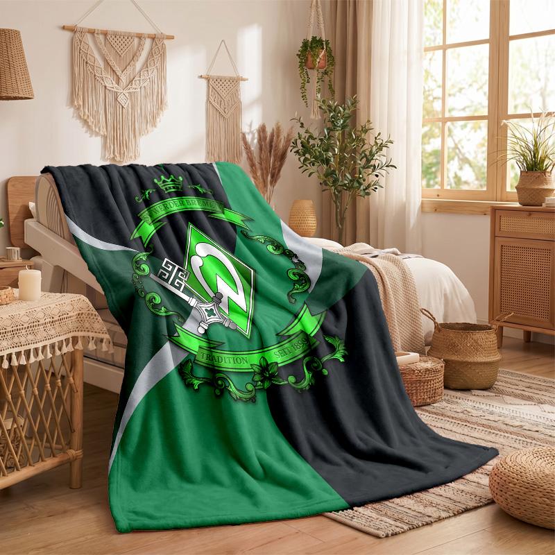 Werder Bremen Fußball Print Flanelldecke Weich Warm Sofa Bett Überwurfdecke Für Zuhause Büro Schlafzimmer
