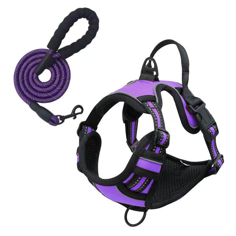 No Pull Dog Harness Large Dog Harnesses Heavy Duty Reflective Easy Control Handle for Large Dog Walking Medium Dogs Pet Supplies