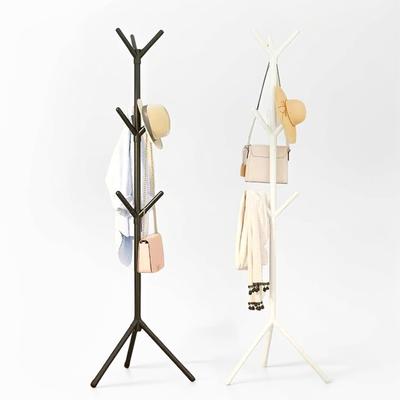 Scaffale per Vestiti e Cappelli da Pavimento a Pavimento Camera da Letto Gancio per Cappotti Camera da Letto Portabiti Verticale a Forma di Ramo d'Albero Porta Cappello Sciarpa Borsa Appendi