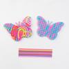 Sensory Activity Board Stress Relief Silicone Strip Fidget Toy Travel Portable Kids Adults Butterfly Dinosaur Star Elephant Shape Educational Busy