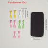 10pcs-Reusable cute animal fruit fork - perfect for snacks, cakes, and fruits - perfect for outdoor and home use