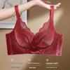 Women's 2026 Red Lingerie Anti-Sag Wireless Bra with Adjustable Support