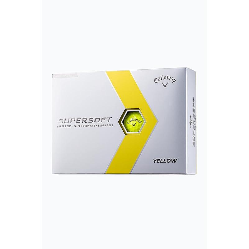 

Callaway golf ball SUPERSOFT 23 YLW 1 dozen (12 pieces) 2 piece construction yellow