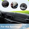 Dla KIA Sportage 4 2016- Pokrycie deski rozdzielczej samochodu Maty Unikaj podkładki świetlnej Platforma instrumentów Biurko Dywany Akcesoria
