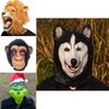 Funny Animal Headgear For Halloween Cosplay Latex Material Various Designs Perfect For Dressing Up Funny Props Characters)