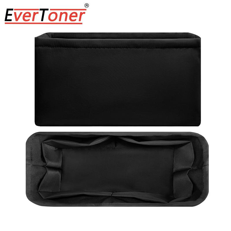 

EverToner Nylon Purse Insert Organizer Fits For Lo-o Piana LP23.5 Backpack Inside Storage Bag Travel Makeup Insert Inner Bag