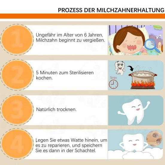 Wooden Baby Teeth Box German Carved Boys Girls Lost Milk Tooth Storage Box Container Saver Birthday Baby Shower Keepsake Gift