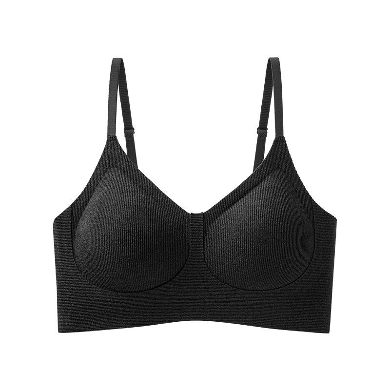 

Полированные тонкие бретели с чашечками, нижнее белье, тонкая большая грудь, маленькая грудь, собранное против провисания, телесный удобный бюстгальтер M