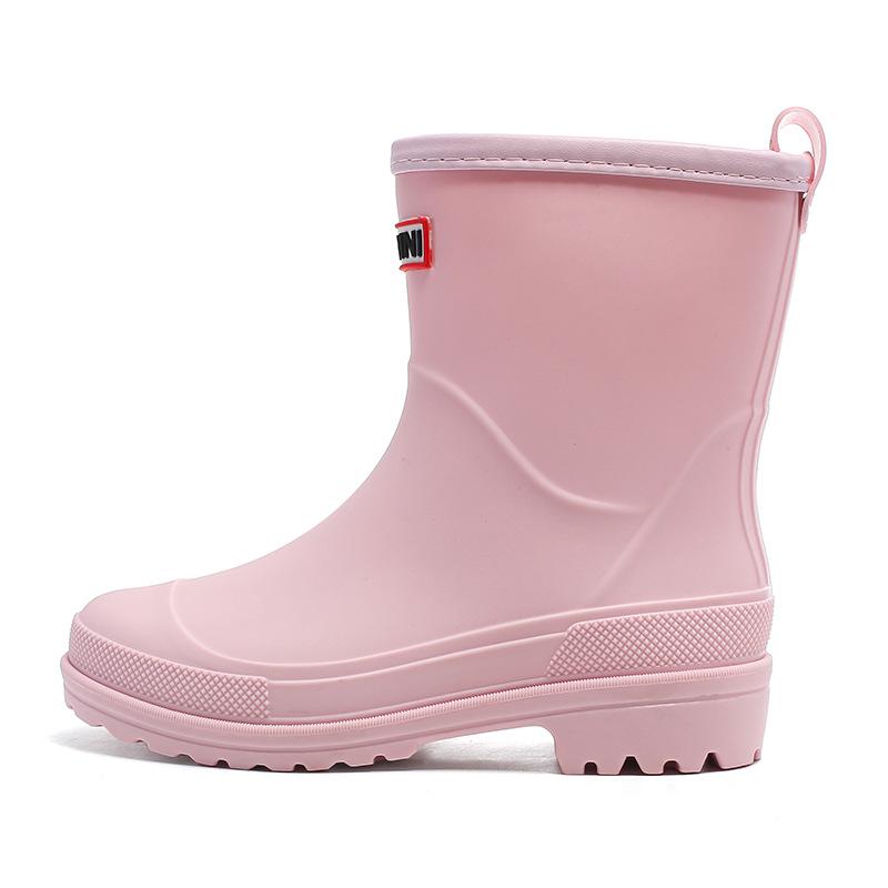 Damen Stiefeletten Regenstiefel im koreanischen Stil - Trendig, wasserdicht, rutschfest, ideal für Outdoor-Arbeiten und Autowäsche.