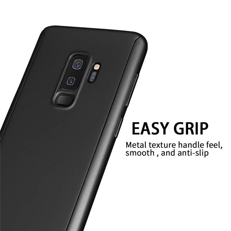 Buy 360 Full Cover PC+Tempered Glass Phone Case Screen Protector For ...