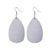 Fashion Leather Earrings Lightweight Faux Leather Leaf Earrings Teardrop Dangle Handmade For Women Girls Jewelry Wholesale