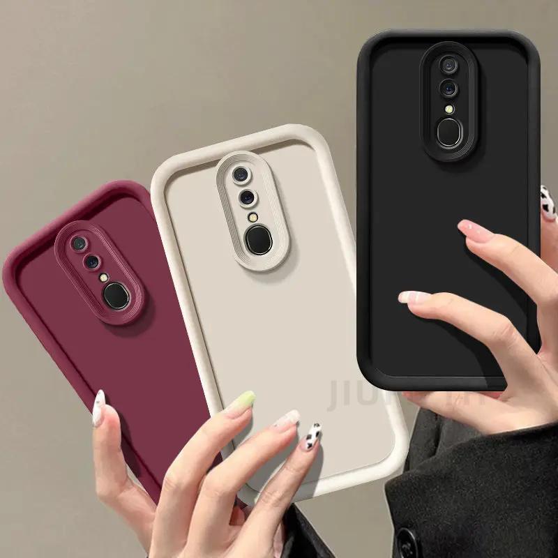 For OPPO F11 Case OppoF11 Orrs Oppa Appo F 11 Phone Cases Full Package Matte Anti Drop Soft Protective Cover Coque Capa Funda