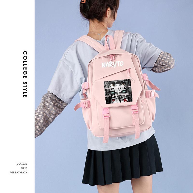 Rucsac imprimat cu anime de depozitare Geantă de capacitate mare Rucsac drăguț pentru fetiță adolescentă Geanta de întoarcere la școală Geanta cu desene animate Cadou pentru copii