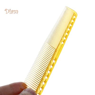 NO.INS Flache Oberseite Haarschneidekamm Harz Antistatisches Friseur-Dünnbürstenwerkzeug Haarkamm Massage