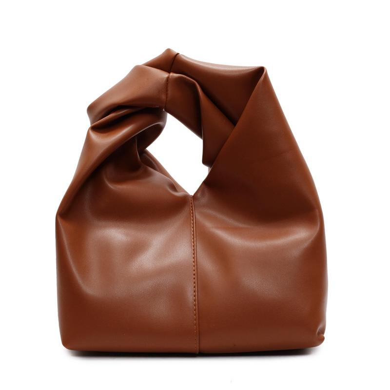Niche design lazy wind commuter handbag female 2026 spring and summer texture hand bag