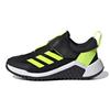 Adidas 4Uture Sport Ac K Slip Resistant, Abrasion Resistant, Breathable Low top Kids' Running Shoes Black Yellow Kids' FX2199