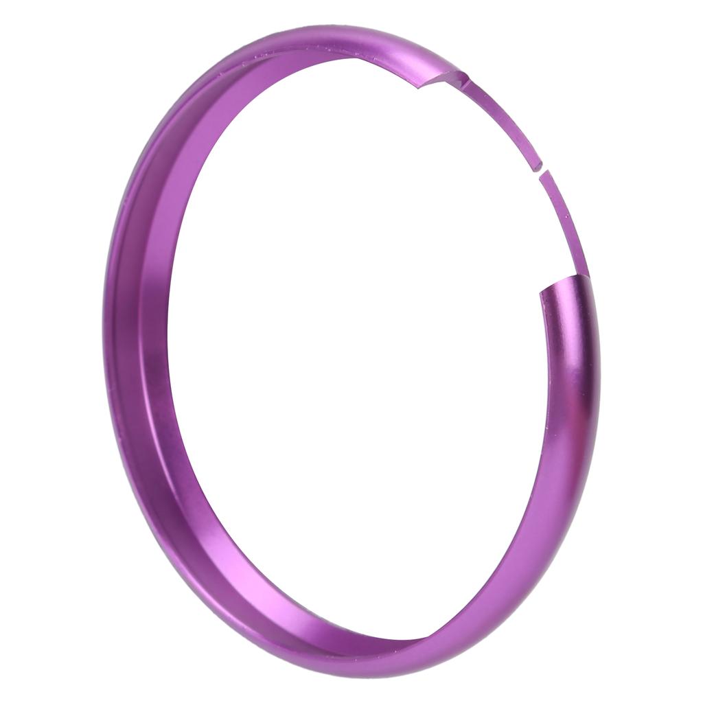 Car Remote Key Fob Decorative Ring Trim Purple Aluminum Replacement for MINI R55 R56 R57 R58 R59 R60 2008‑on
