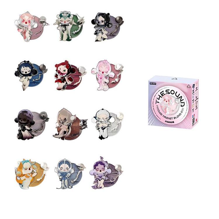 

POP MART Skullpanda Sound Collection Refrigerator Magnets Mystery Boxes, Single Mystery Box