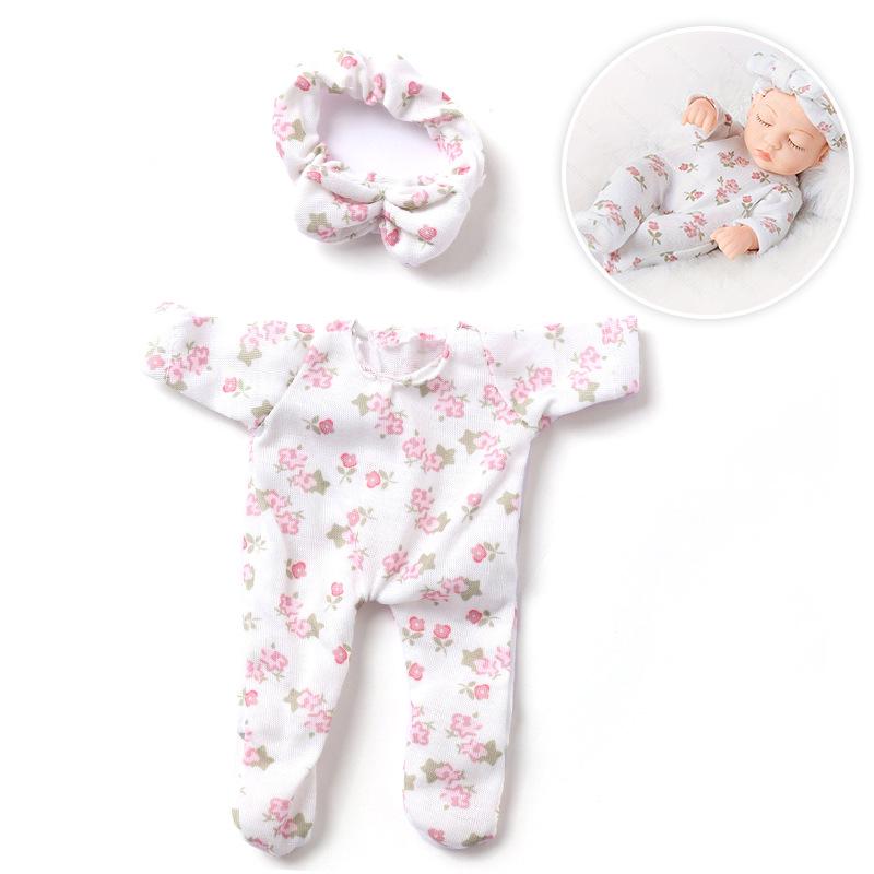 7-Inch Realistic Silicone Reborn Doll Clothes for Mini Dolls