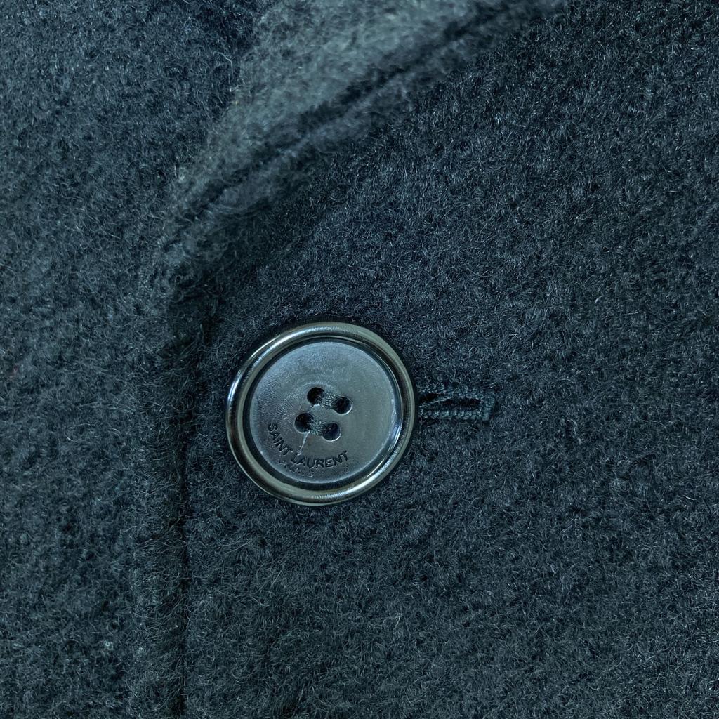 SAINT LAURENT PARIS [Domestic regular] 364425 Wool Chester coat 34 blackUsed