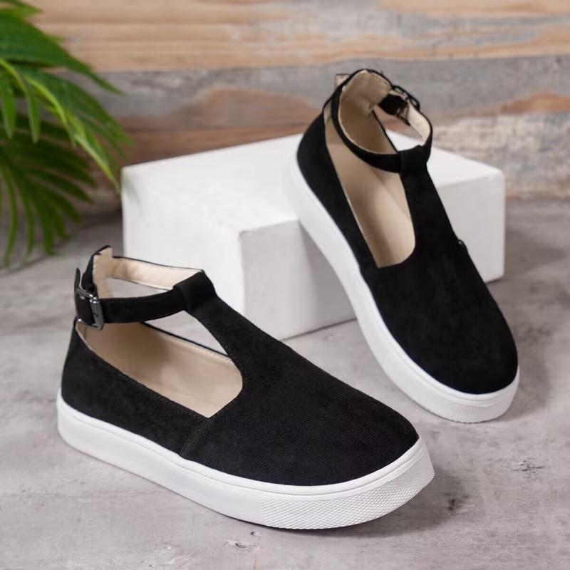 

Женские туфли на плоской подошве, большие размеры, однотонные, замшевые, с круглым носком, с низким верхом, с мягкой подошвой, легкие, танцевальные туфли для женщин 36 чёрный