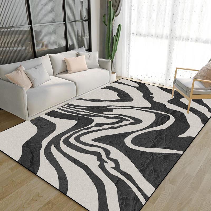 Modern Abstraction Rug Living Room Decoration Luxury Light Carpet Large Area Bedroom Comfortable Soft Mat Non-slip Lounge Rug