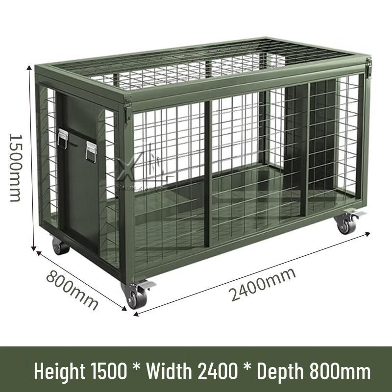 Collapsible Wheeled Mesh Storage Cage