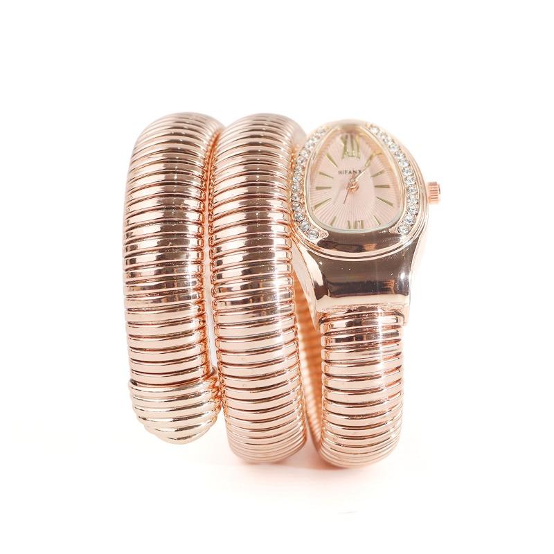 Snake Watch, Ladies Fashion Bracelet Watch, Creative Quartz Watch Personalized Bracelet Watch