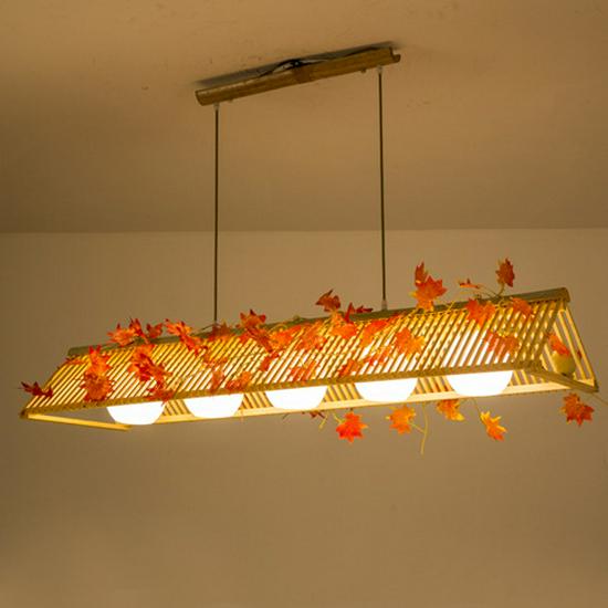 Retro Asian Tatami Pendant Light for Restaurants and Bars