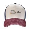 Fernando Alonso Signature Baseball Cap Adjustable Washed Vintage Cotton Denim Distressed Hat for Women Unisex