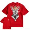 Men Anime Jujutsu Kaisen Mahoraga Graphic T-Shirt Cotton Oversized Shirt Unisex Y2k Men Short Sleeve