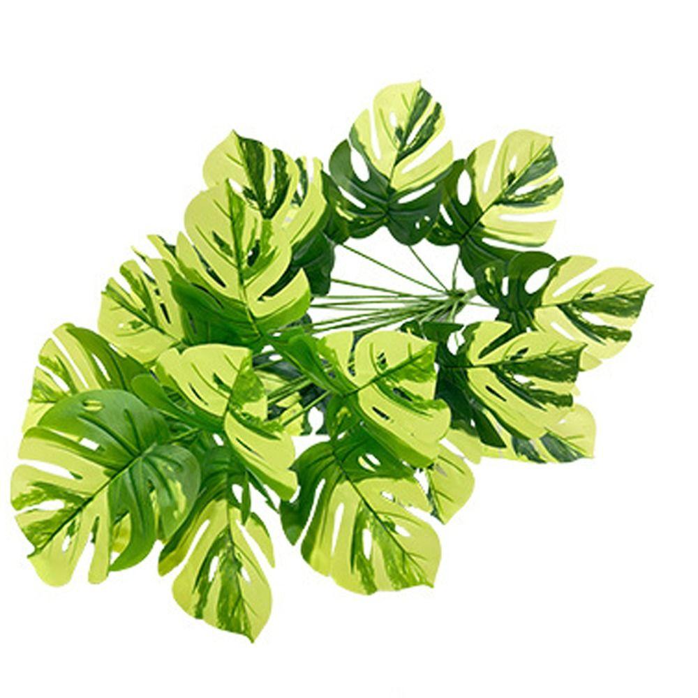 Tropical Plants Green Palm Leaves Large Artificial Plants Wedding Party Decor