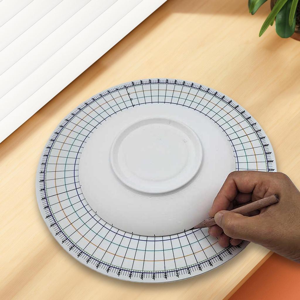 Underglaze Painting Circle Dividing Card Accessories for Equalizing Ceramic Versatile Trimming Tool Pottery Shaping Tool