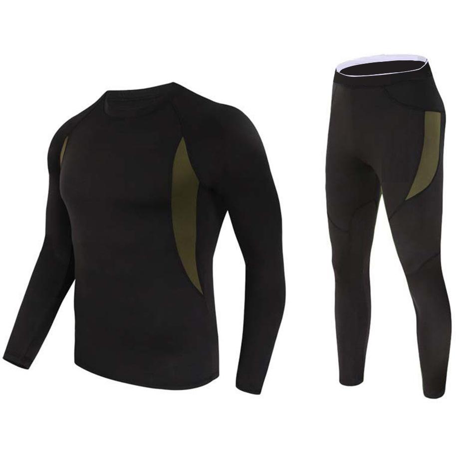 Men's Quick-Dry Thermal Cycling & Fitness Fleece Set
