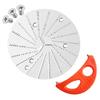Crescent Disc Tool Effective Simple Operation Stainless Steel High Hardness Replacement Disc for Jack Lalanne Power Juicer