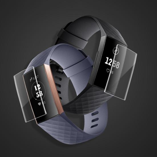 3Pcs Precise TPU Explosion-proof Full Screen Protector for Fitbit Charge 2/3