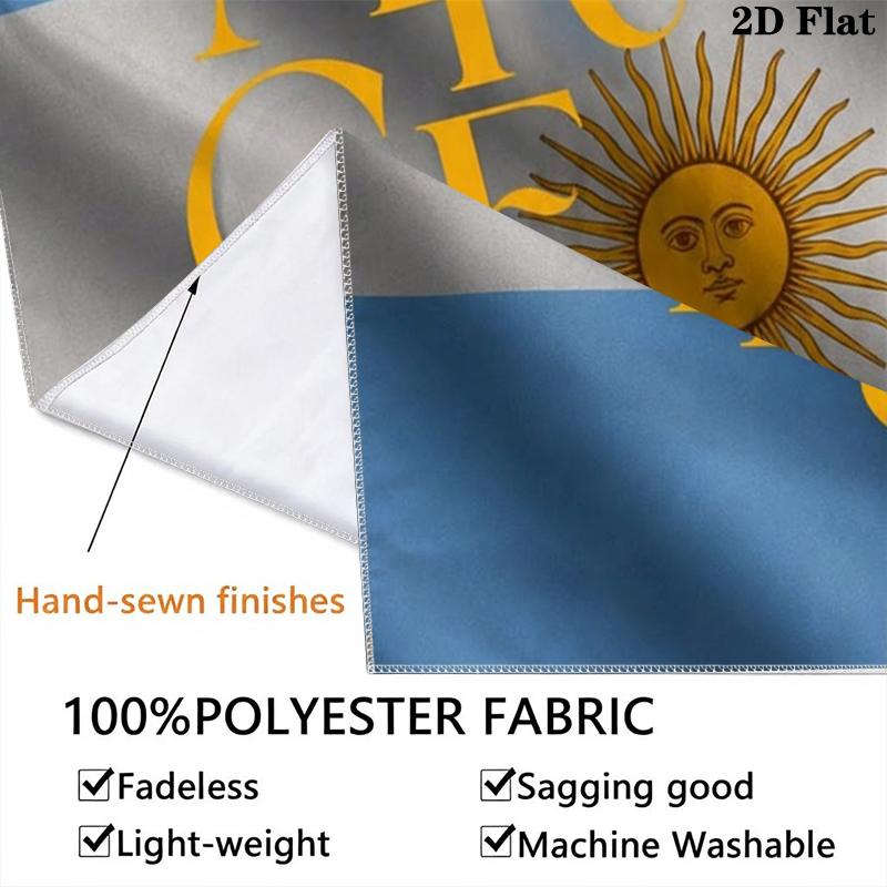 Argentina Wall Tapestry Aesthetic Wall Hanging Printed Fabric Blanket Decorative Tapestries for Bedroom Living Room Home Decor