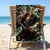 1pc Z-Zoro1 Beach Towel, Beach and Seaside Swimming Pool Equipment, Fashion Pattern, Rectangular, Travel Essentials