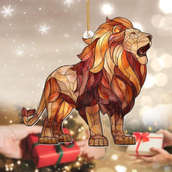 2D Acryl Tier Sonnenfänger Dekoration Innen Außen Garten Hof Fenster Wandbehang Buntglas Hängeornament