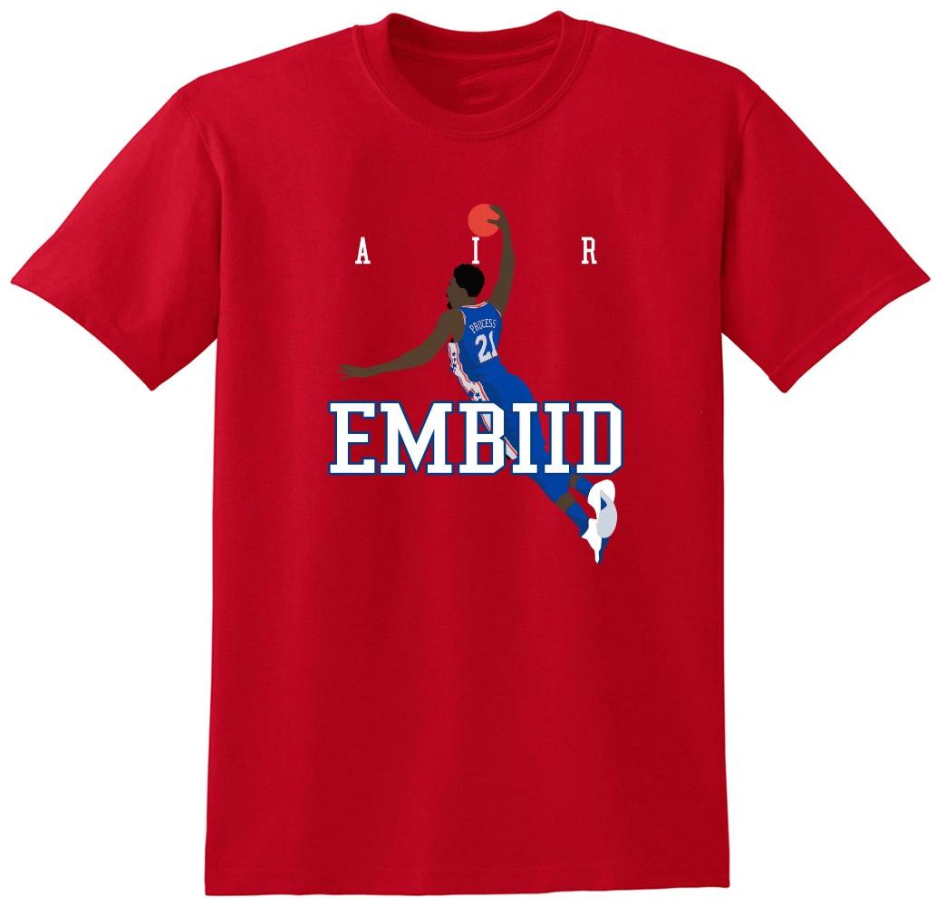 Joel Embiid Philadelphia 76ers Air Pic T-Shirt M